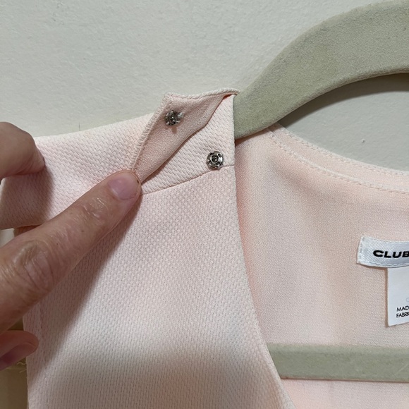 Club Monaco blush romper playsuit with pockets size 6 - Picture 9 of 10